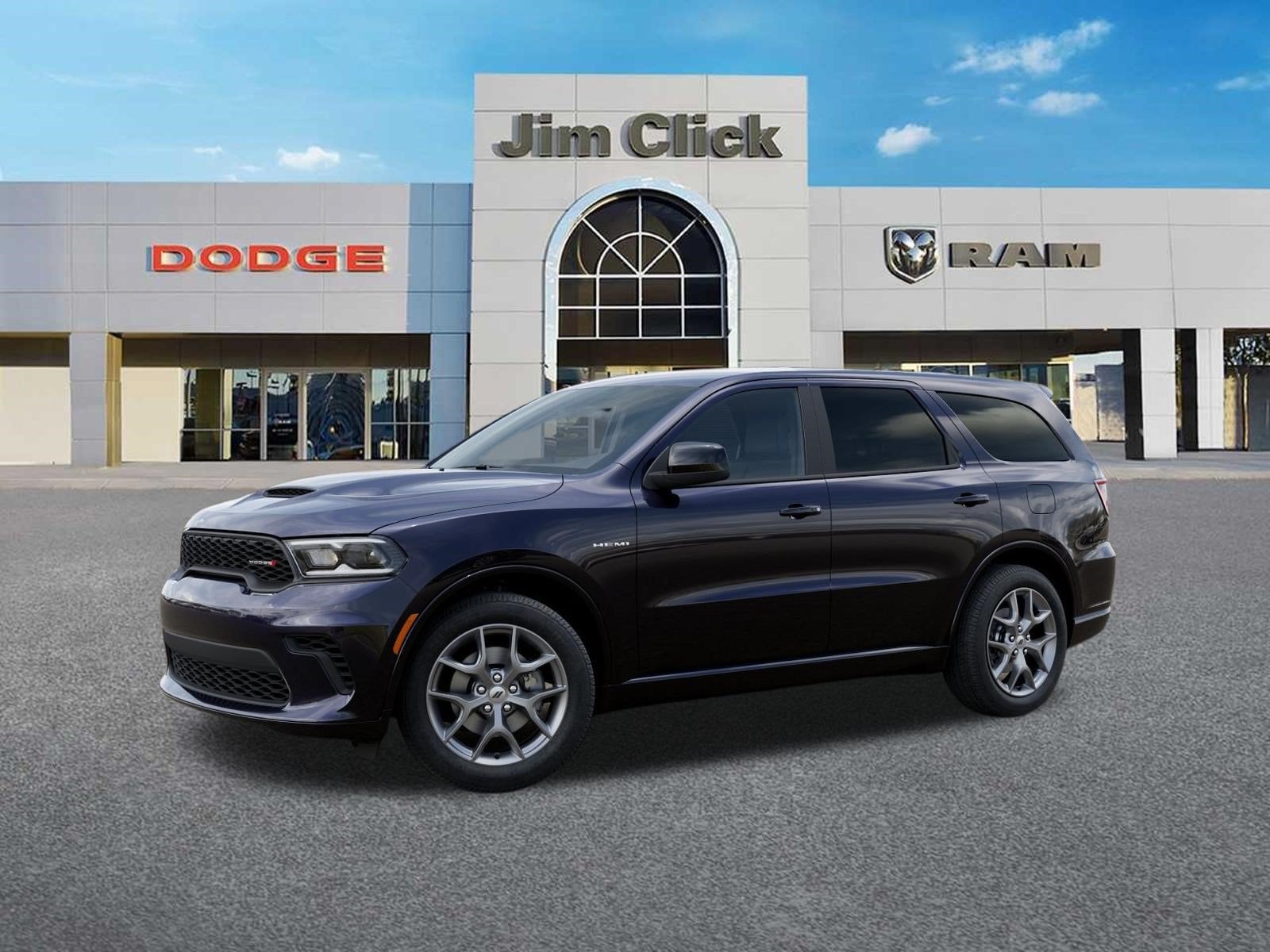 2026 Dodge Durango GT HEMI V8 in Night Moves Exterior Paint — front three-quarter view