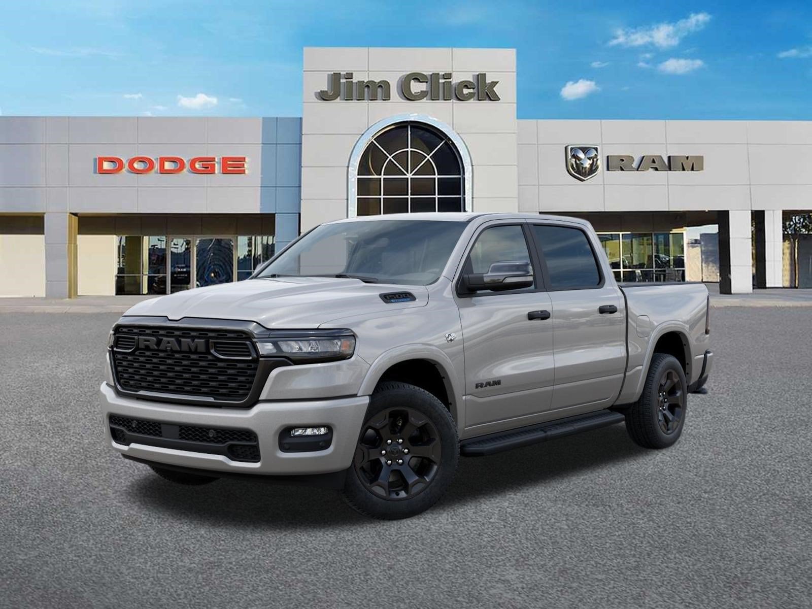 2026 RAM 1500 Big Horn in Silver Zynith Exterior Paint — front three-quarter view