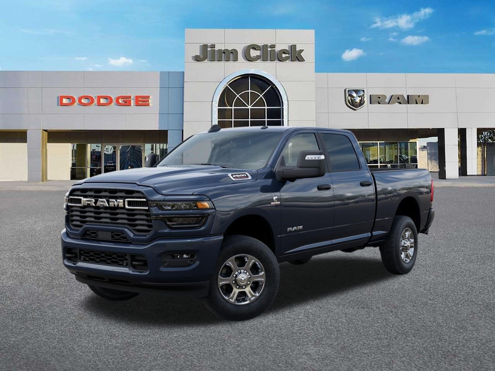 2026 RAM 2500 Big Horn in Forged Blue Metallic Exterior Paint — front three-quarter view